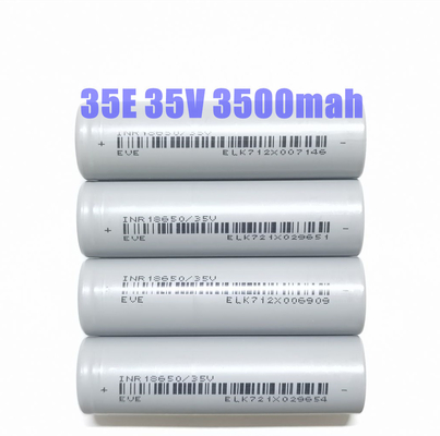 EVE 35V 18650 円筒型電池セル 3.7 3500mah リオン電池セル 3C 放電