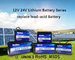 4000 UPSの太陽貯蔵のための時IP56 50Ah 12V Lifepo4電池のパック
